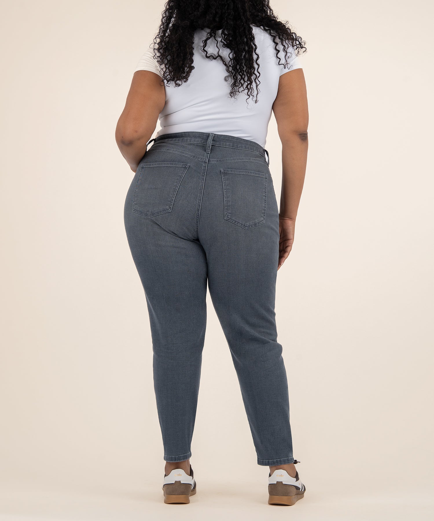 Rachael High Rise Fab Ab Mom  Jean