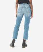 Rachael High Rise Fab Ab Mom Straight Leg (Fare Wash) Hover Image