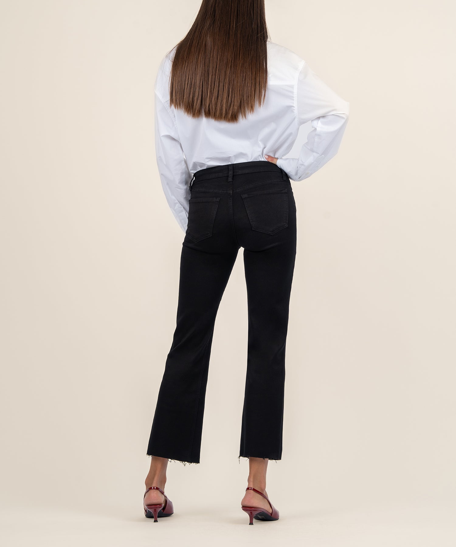 Kelsey Mid Rise Ankle Flare