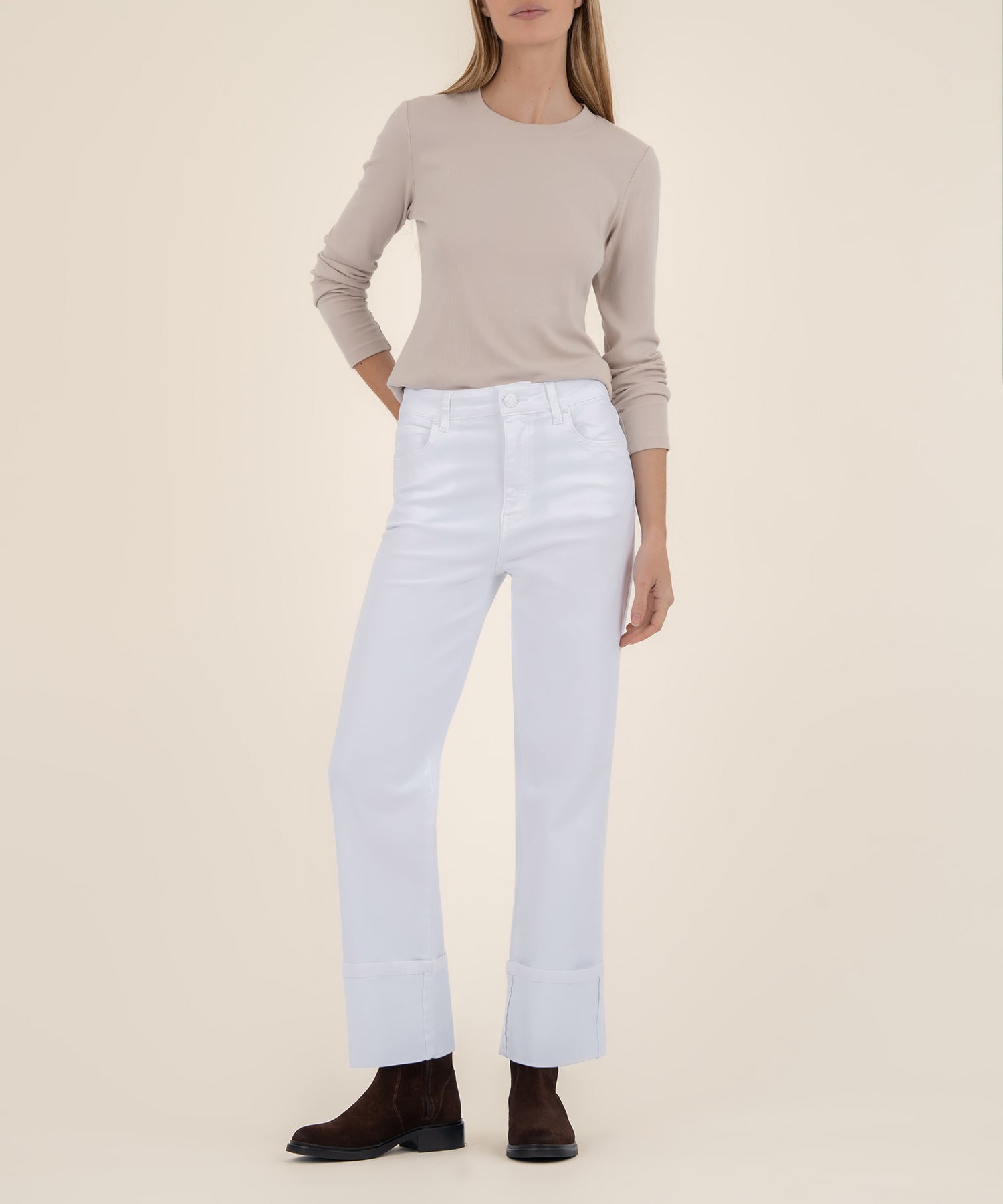 Sienna High Rise Straight Wide Leg