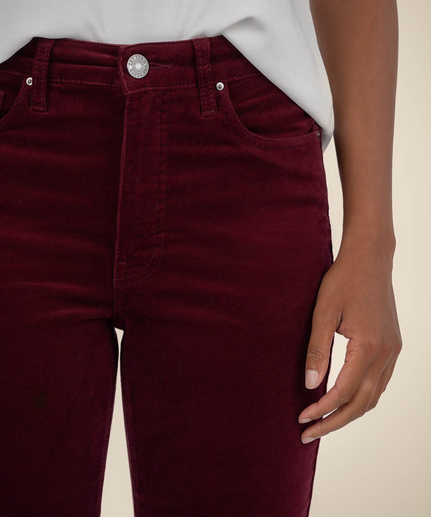 Rachael Corduroy Mom Jean, Long