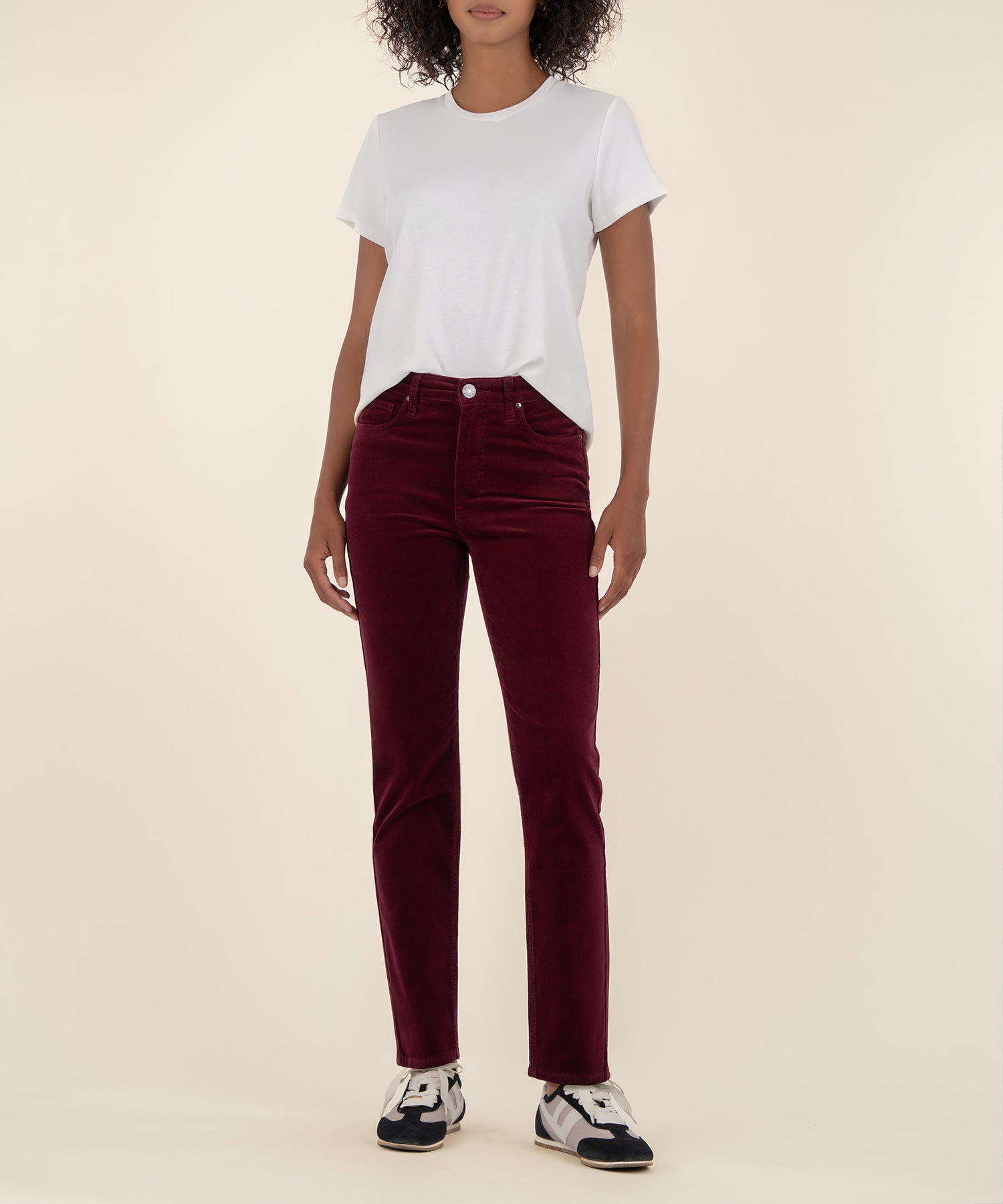 Rachael Corduroy Mom Jean, Long