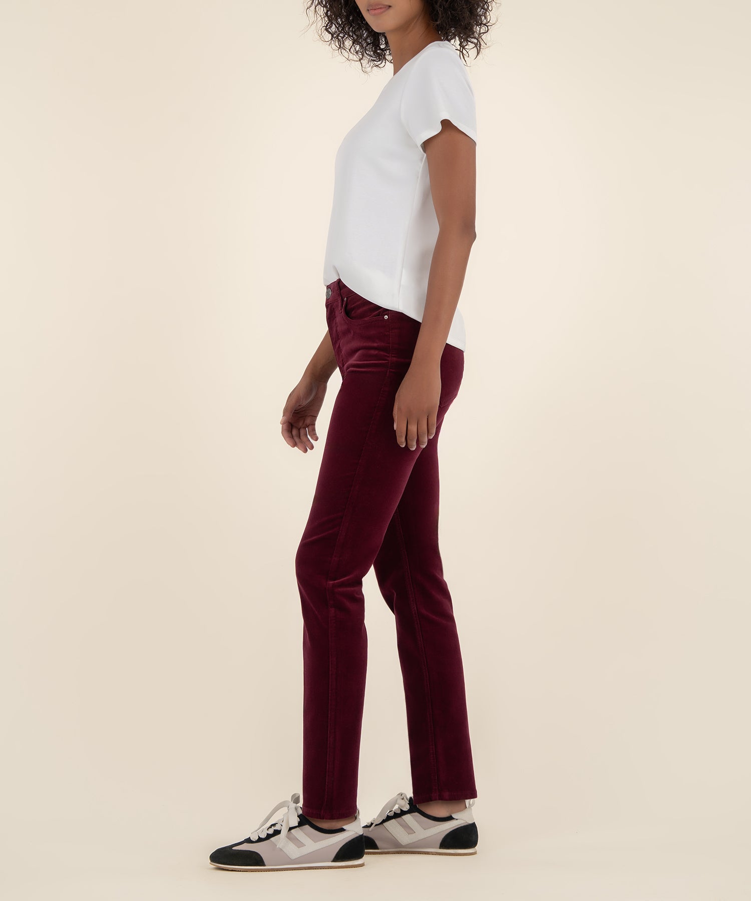 Rachael Corduroy Mom Jean, Long