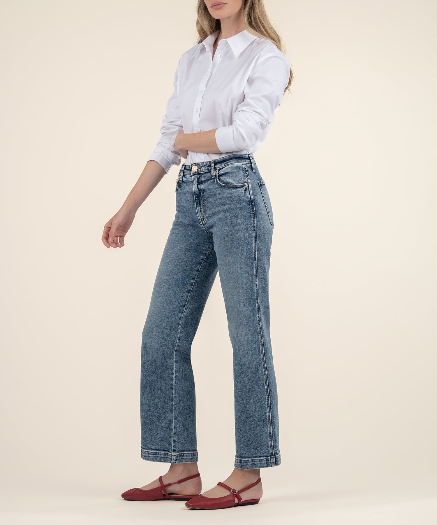 Pattie High Rise Relaxed Straigh Leg