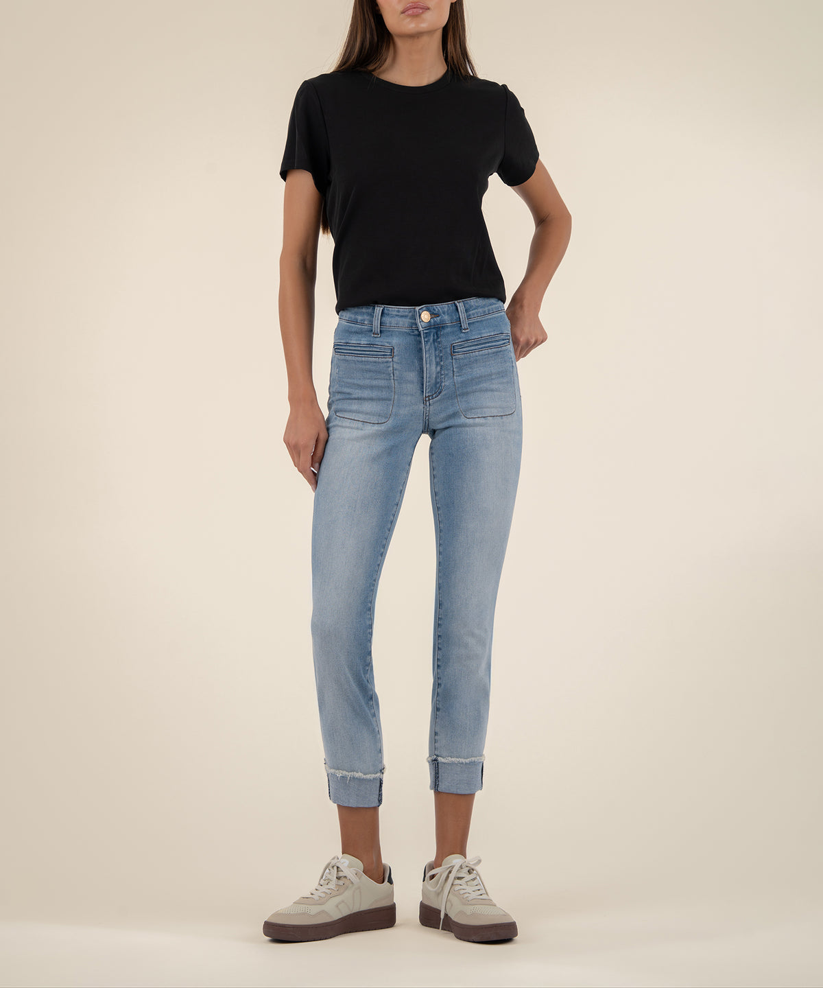 Amy Crop Straigh Leg, Petite
