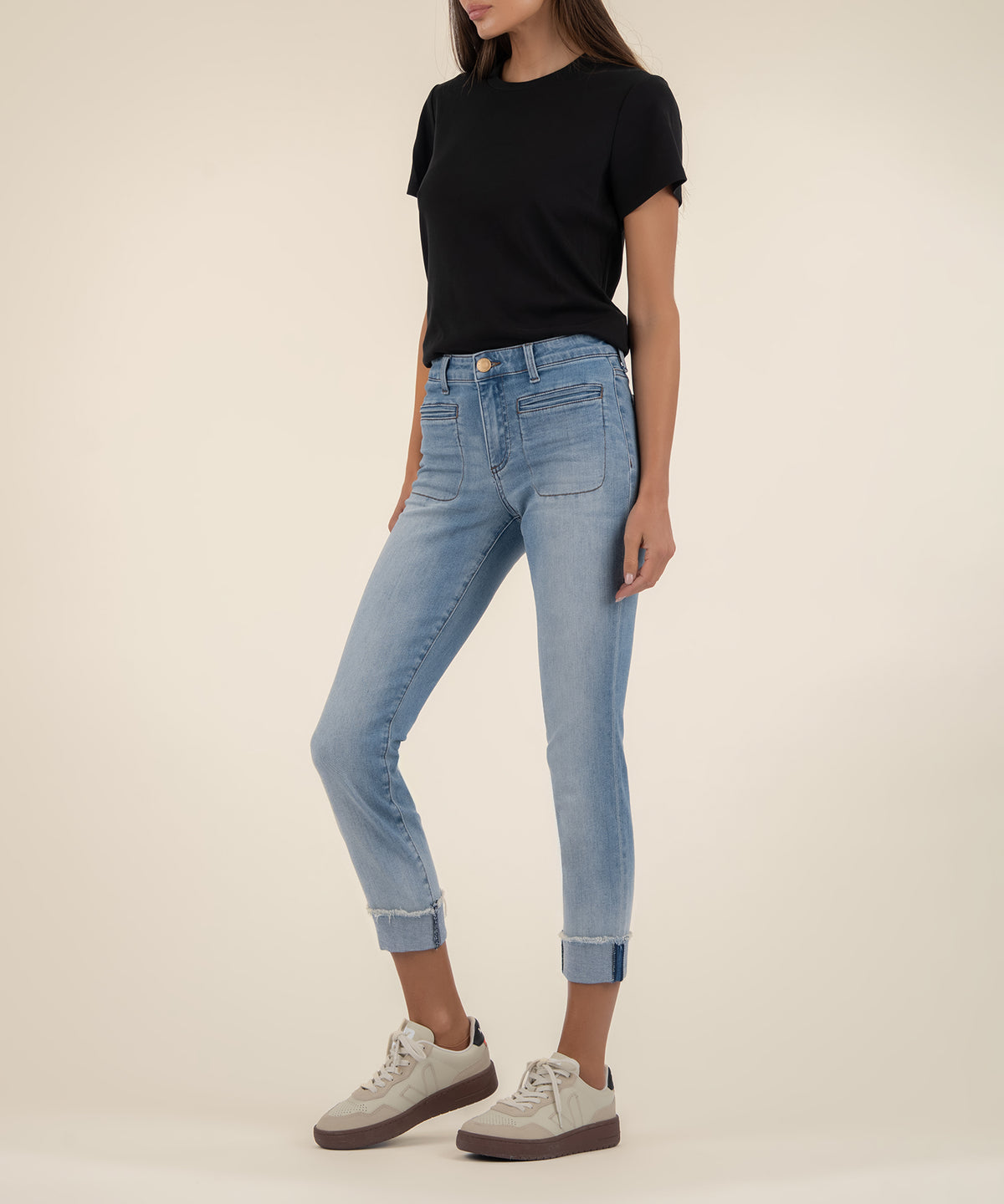 Amy Crop Straigh Leg, Petite