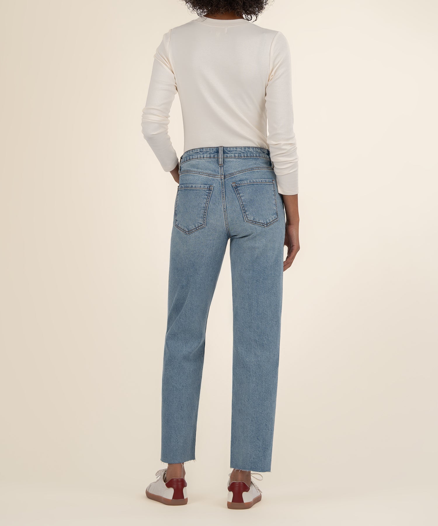 Fay High Rise Ankle Straight Leg