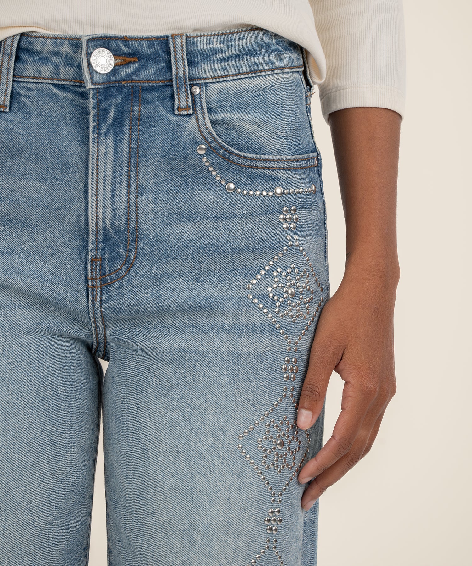 Fay High Rise Ankle Straight Leg
