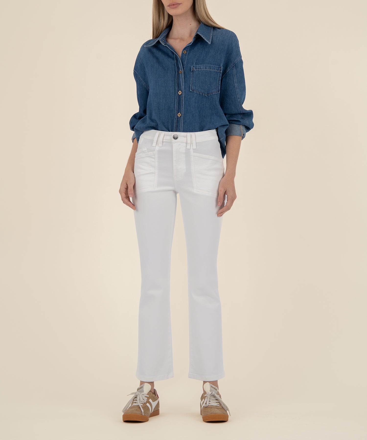 Kelsey High Rise Ankle Flare