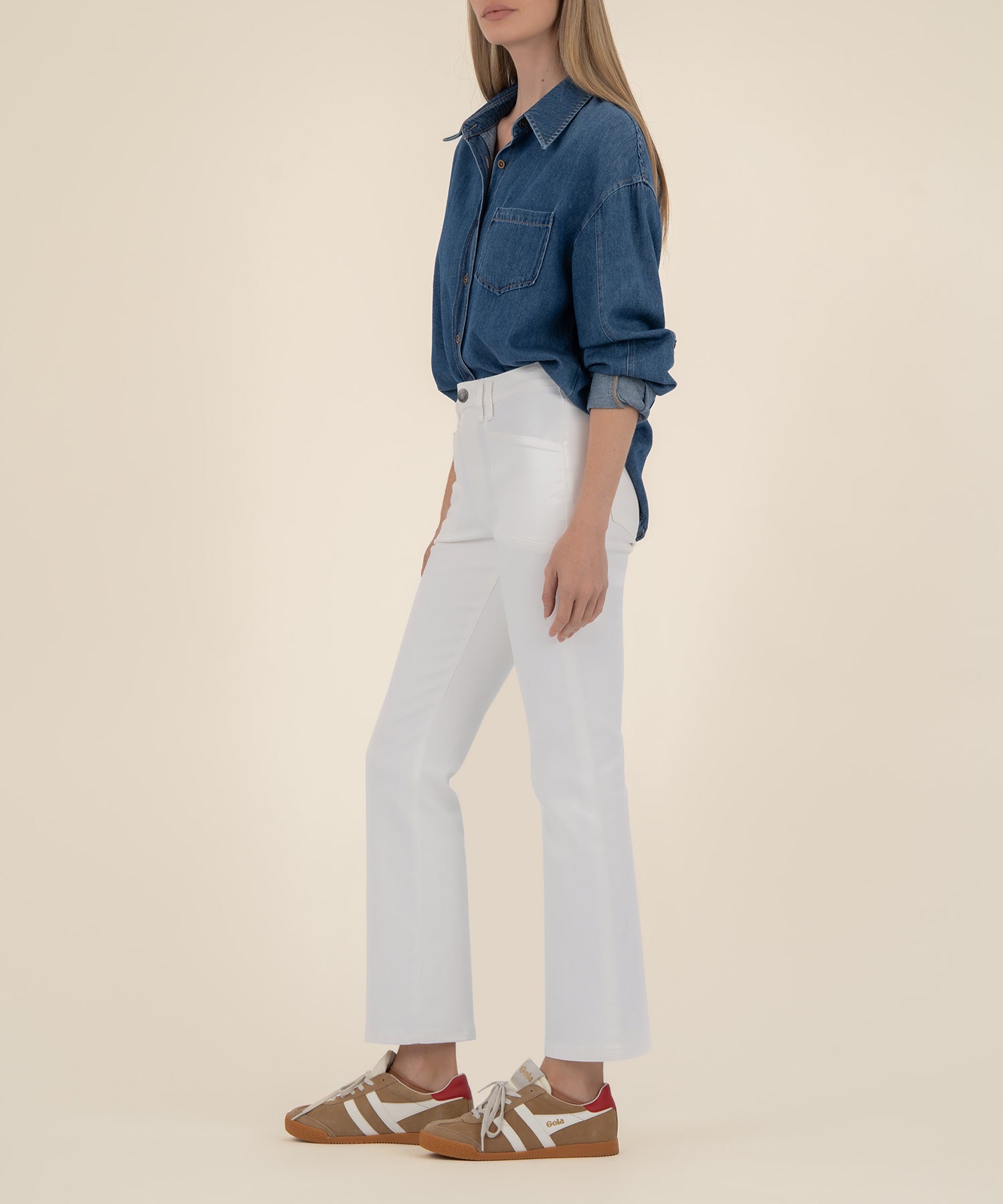 Kelsey High Rise Ankle Flare