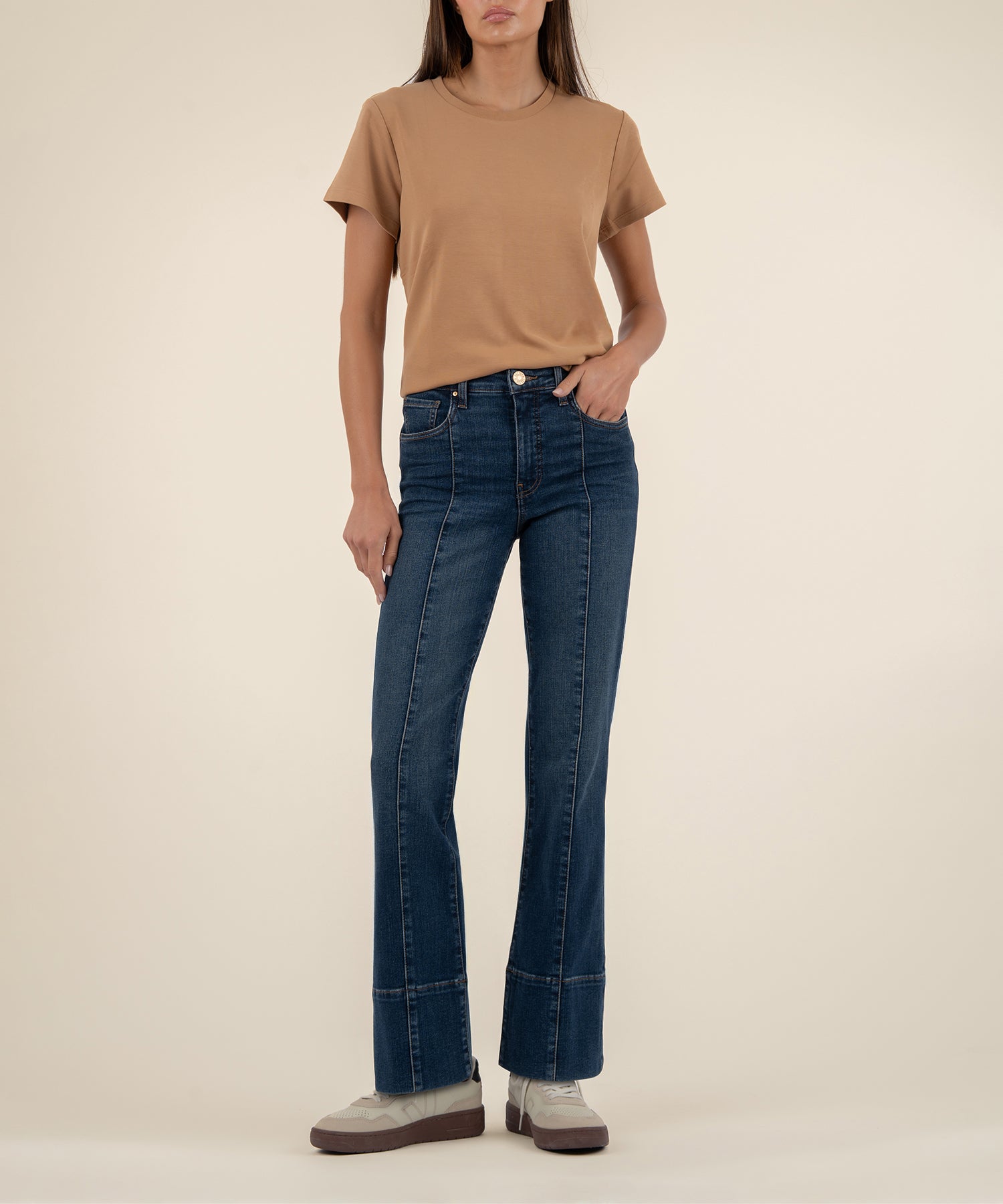 Kelsey High Rise Ankle Flare