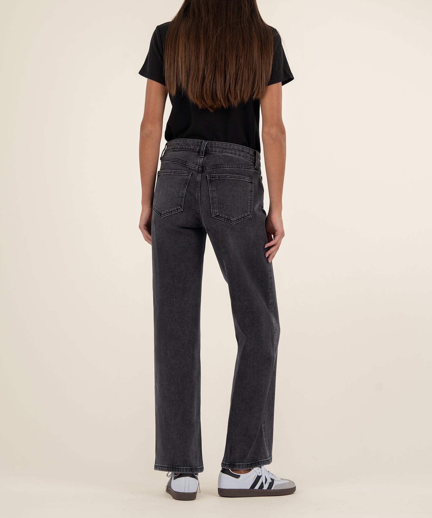 Selena Baggy Low Rise Straight Leg