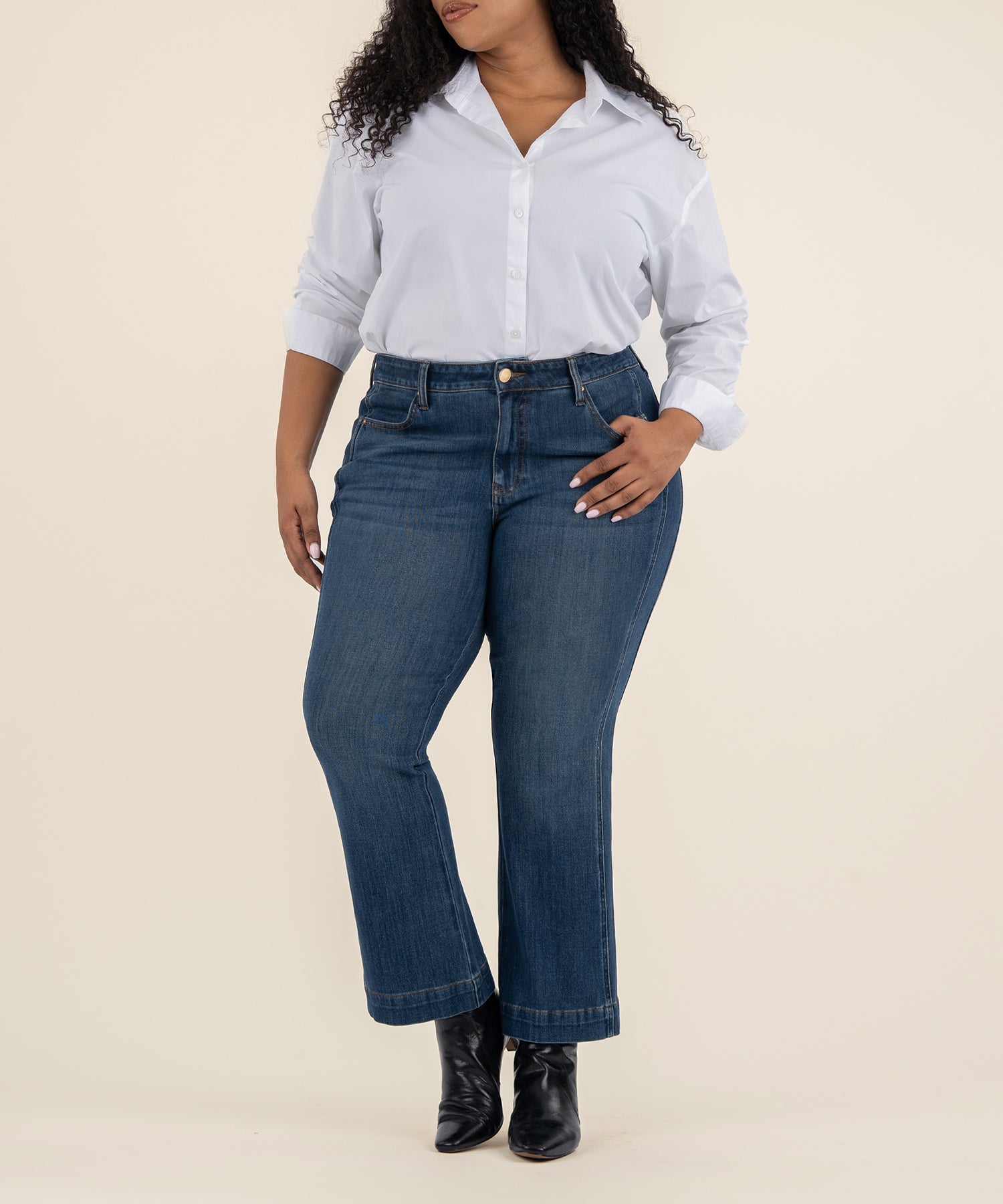 Natalie High Rise Bootcut, Plus