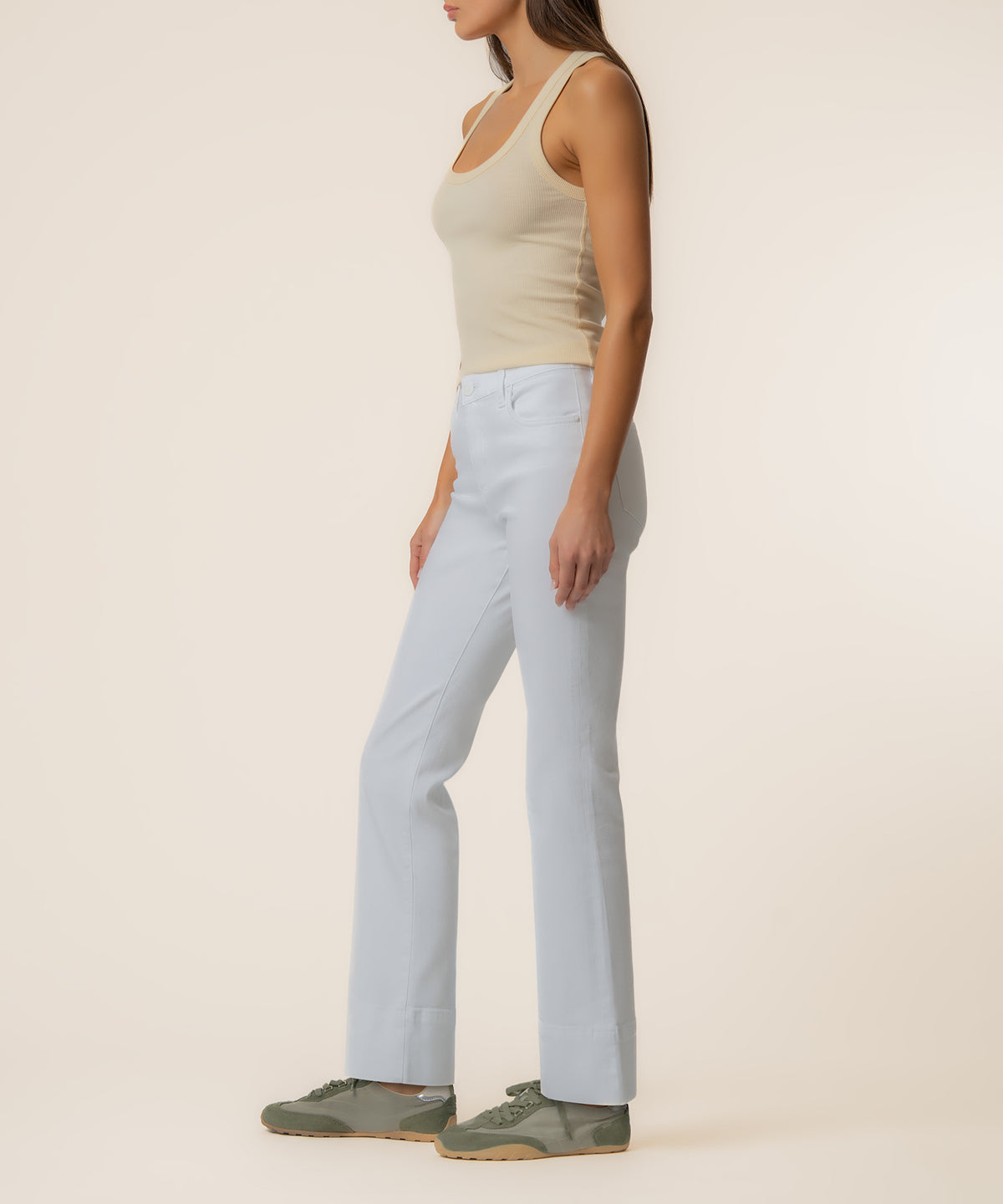 Kelsey Mid Rise Flare, Long Inseam