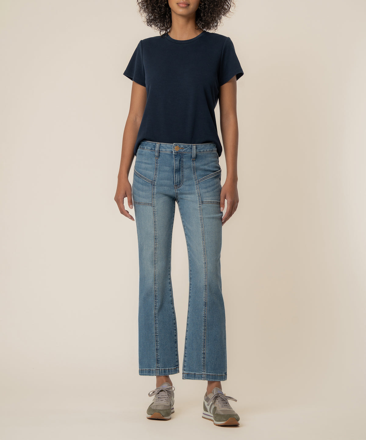 Kelsey High Rise Ankle Flare, Petite