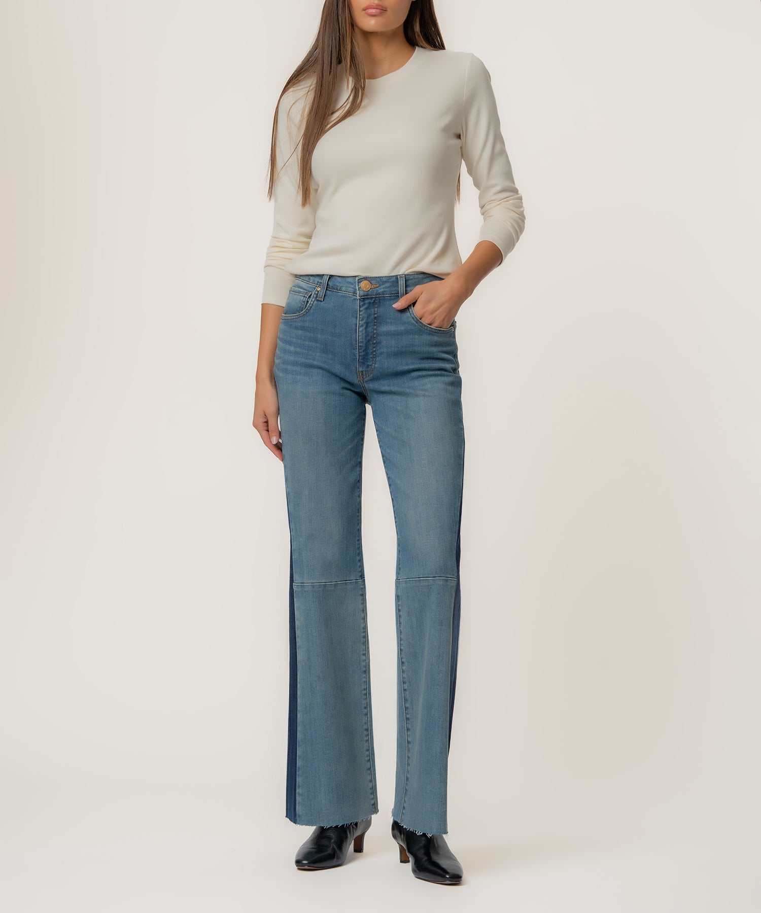 Lulu High Rise Bootcut Leg