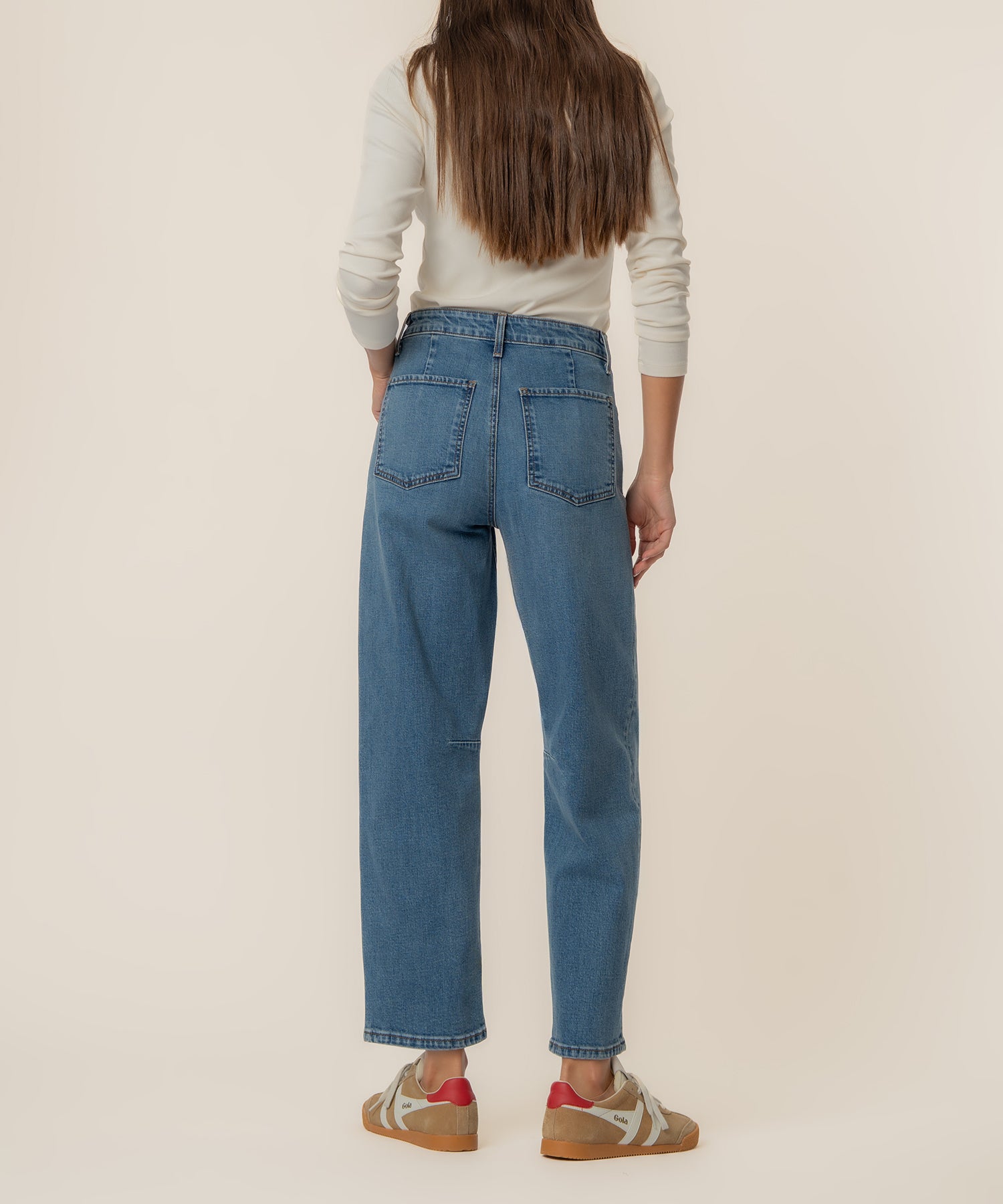 Ashton High Rise Wide Leg Barrel