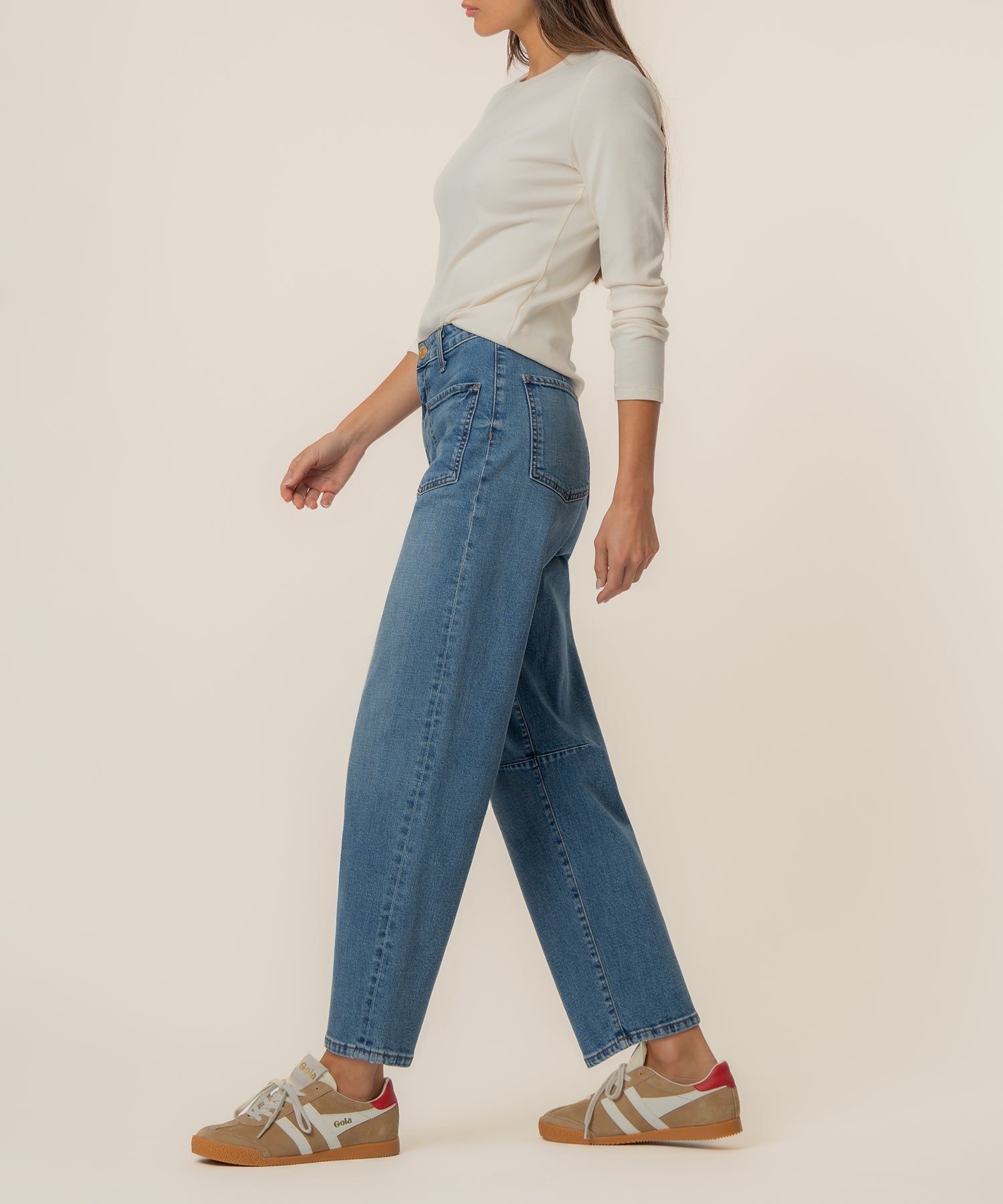 Ashton High Rise Wide Leg Barrel