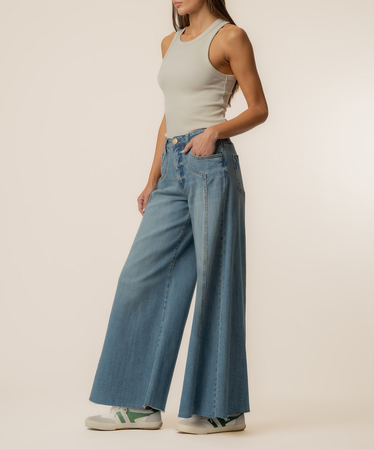 Blake  High Rise Super Wide Leg