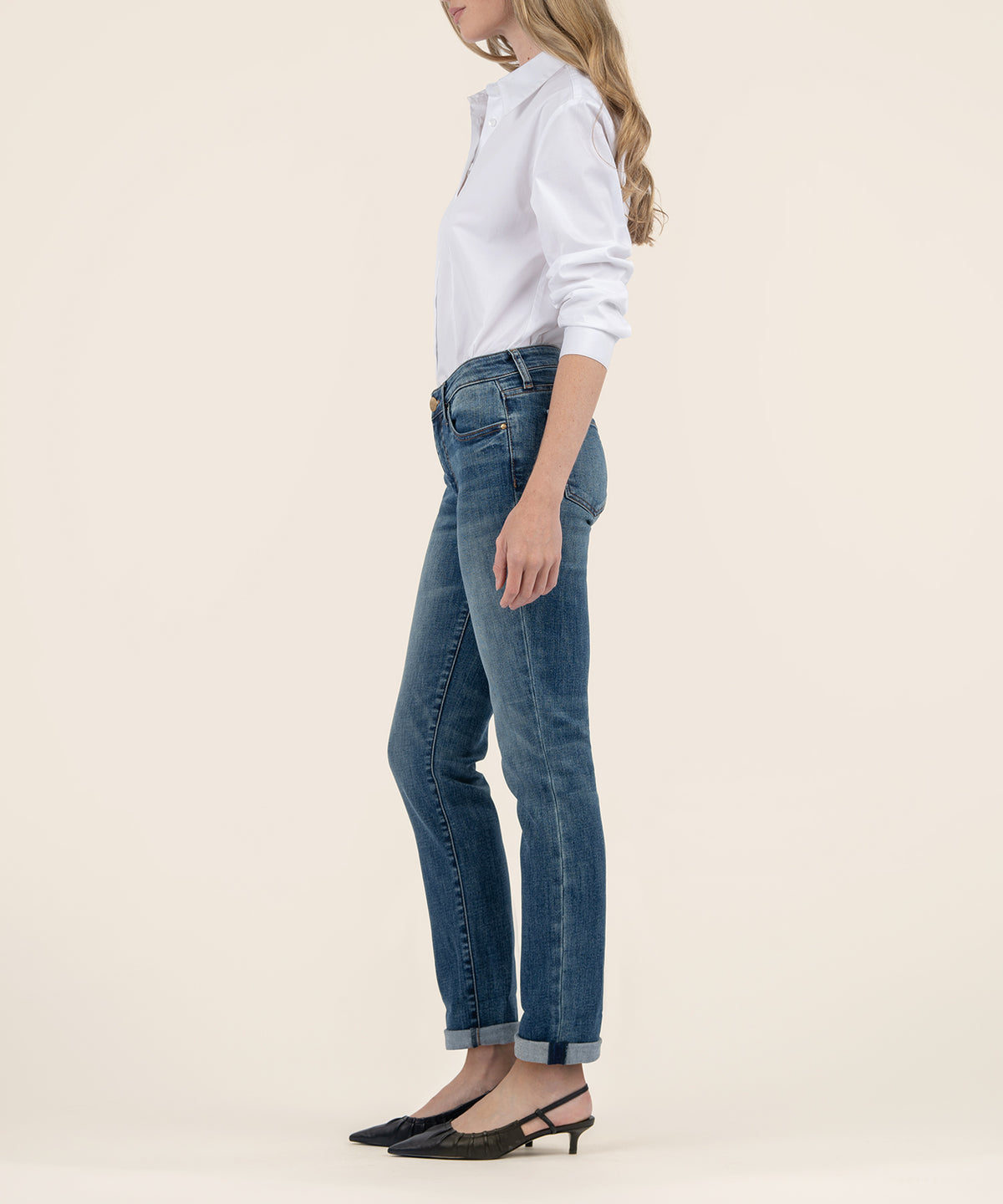 Catherine Mid Rise Boyfriend, Petite