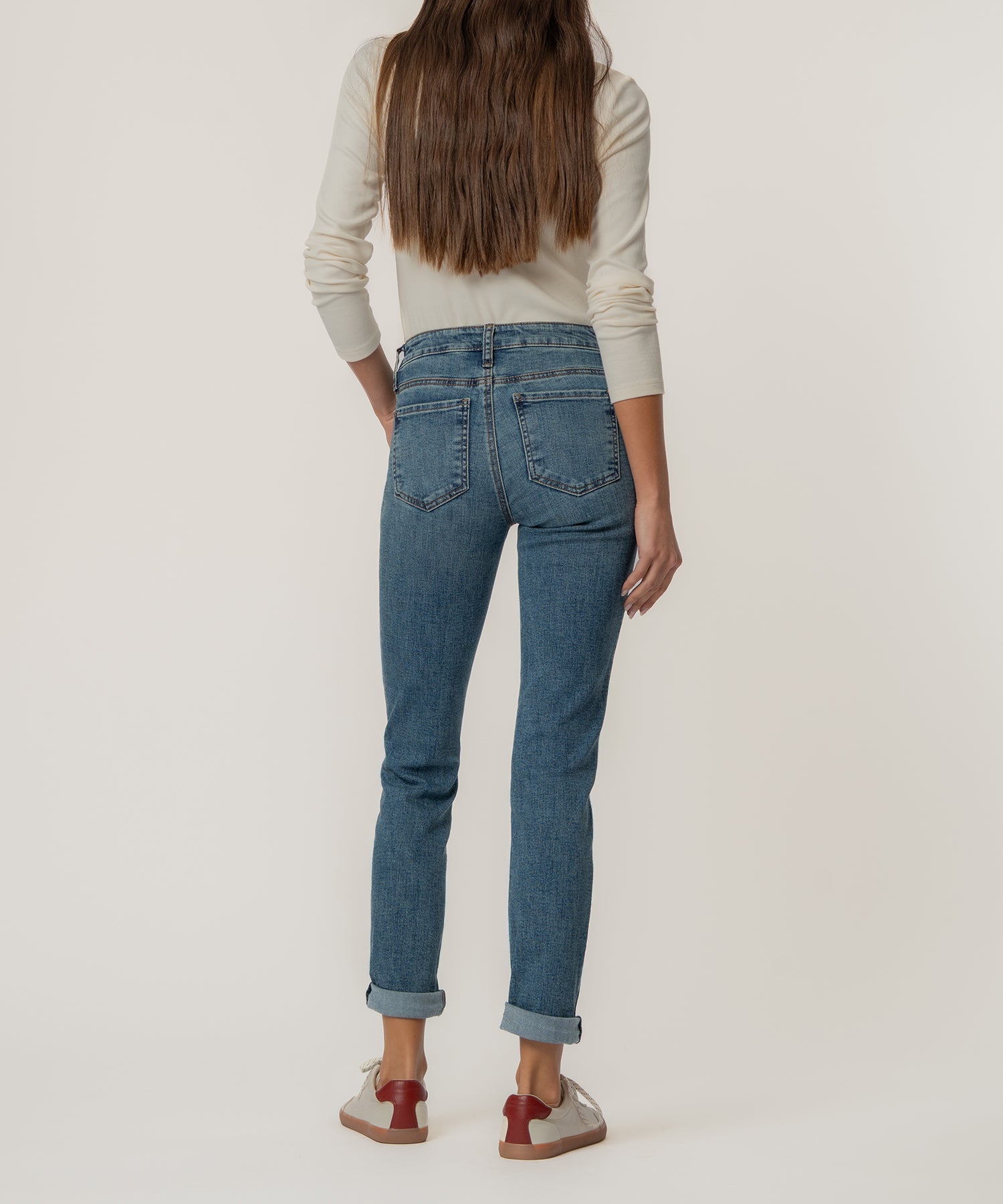 Catherine Mid Rise Boyfriend, Petite