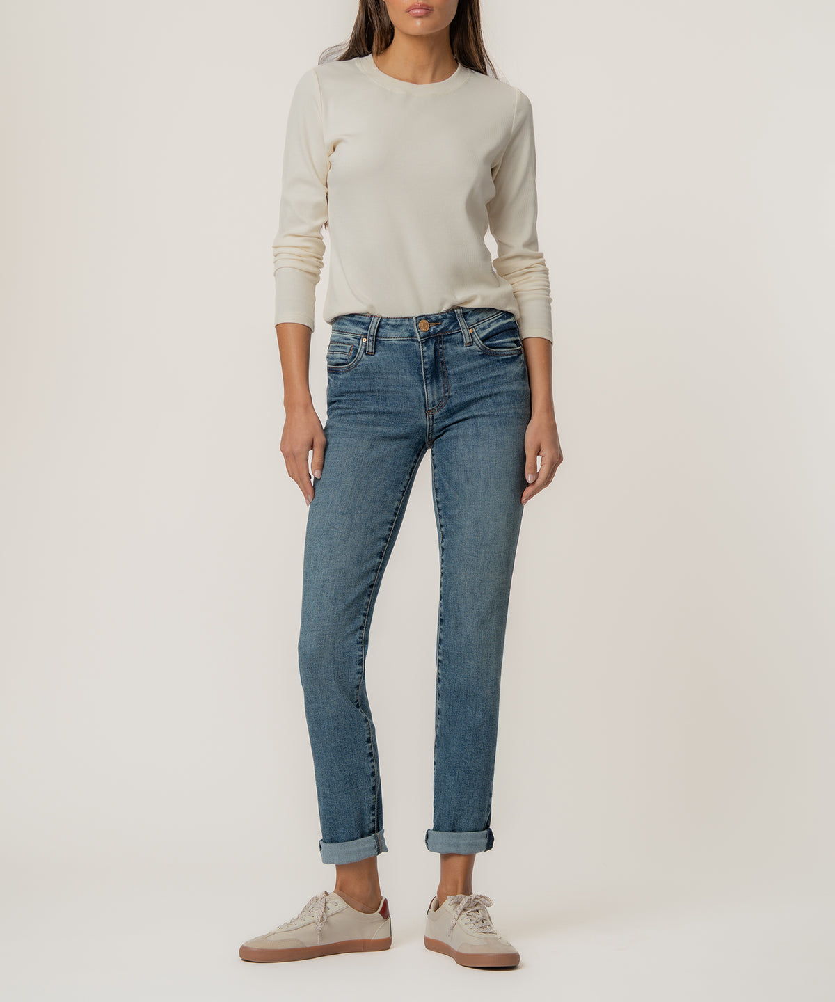 Catherine Mid Rise Boyfriend, Petite