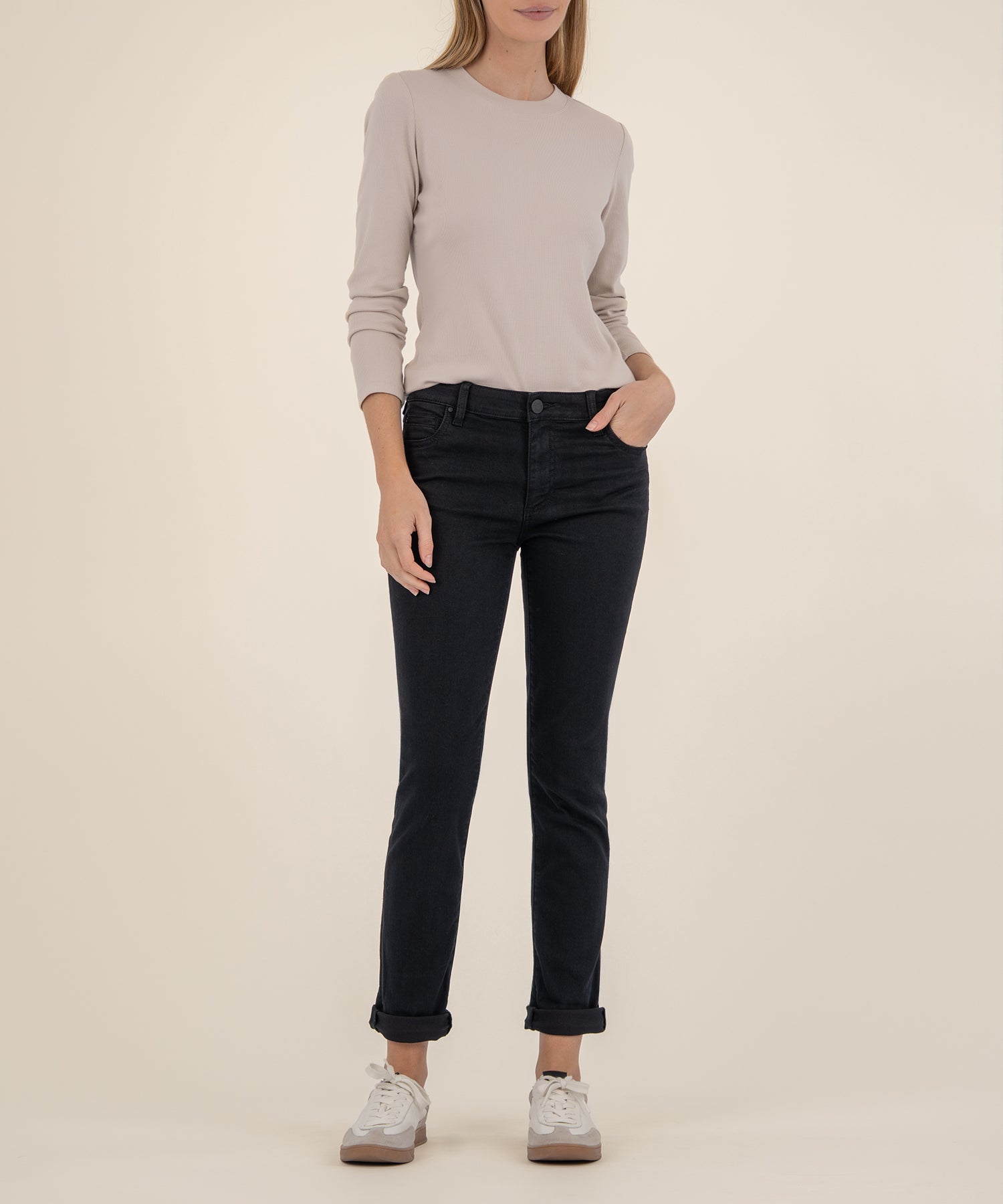 Catherine Mid Rise Boyfriend, Petite