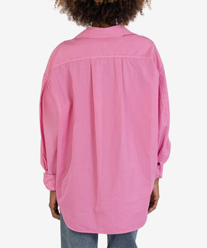Tyra Cotton Oversized Button Down Shirt