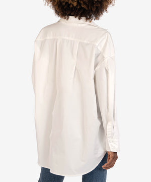 Tyra Cotton Oversized Button Down Shirt