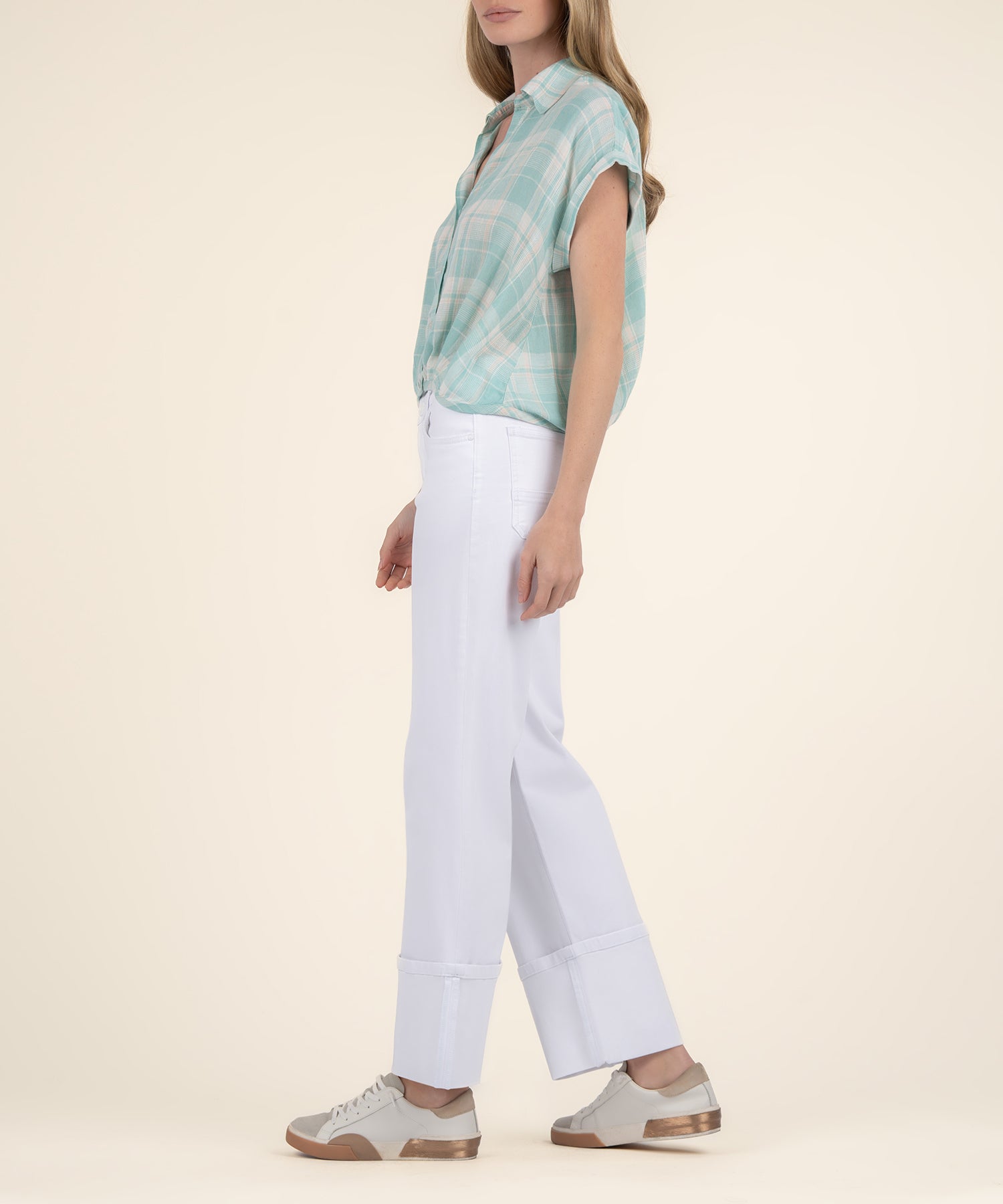 Gaia Pleat Hem Top