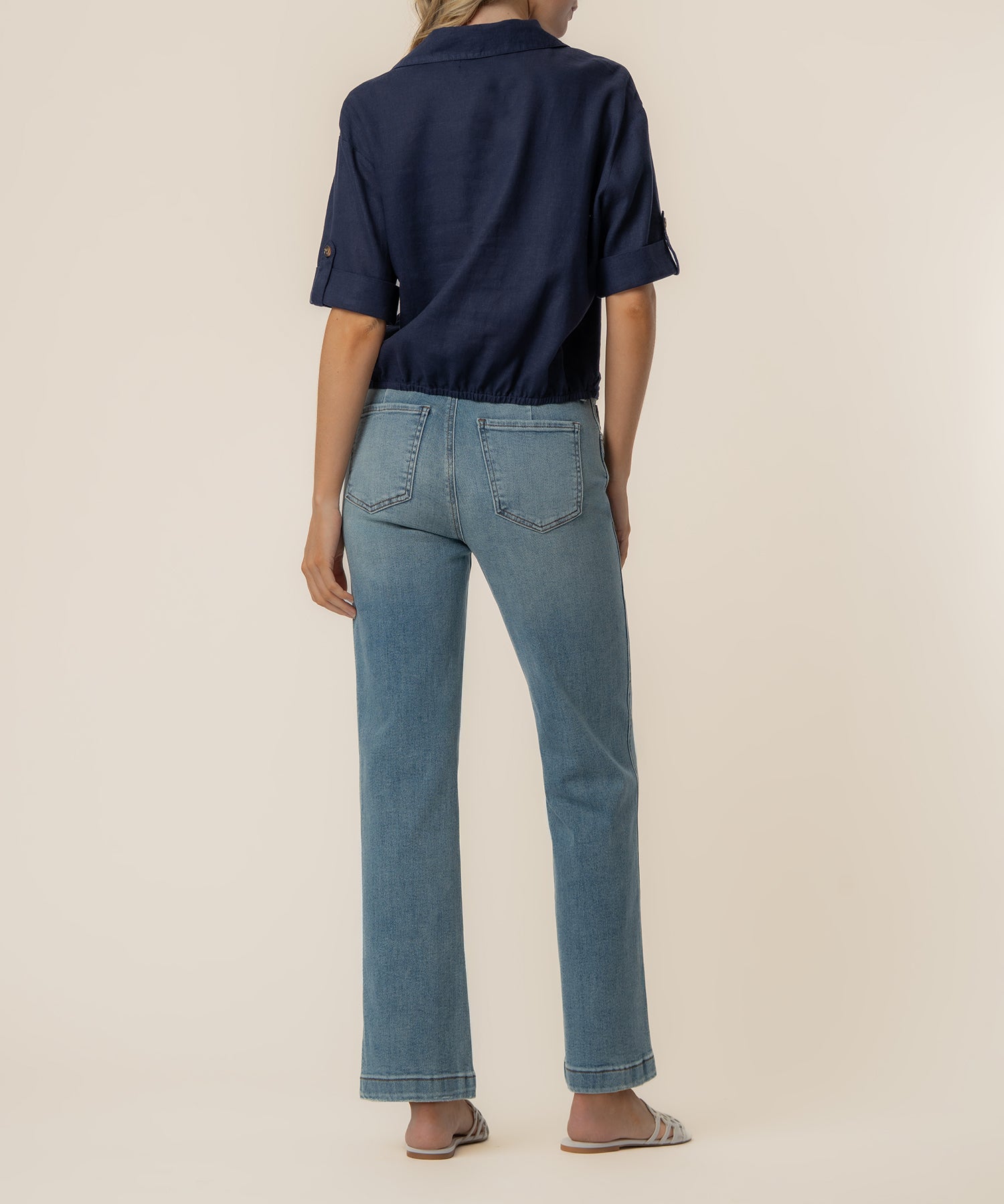 Rebel Linen Knot Front Shirt