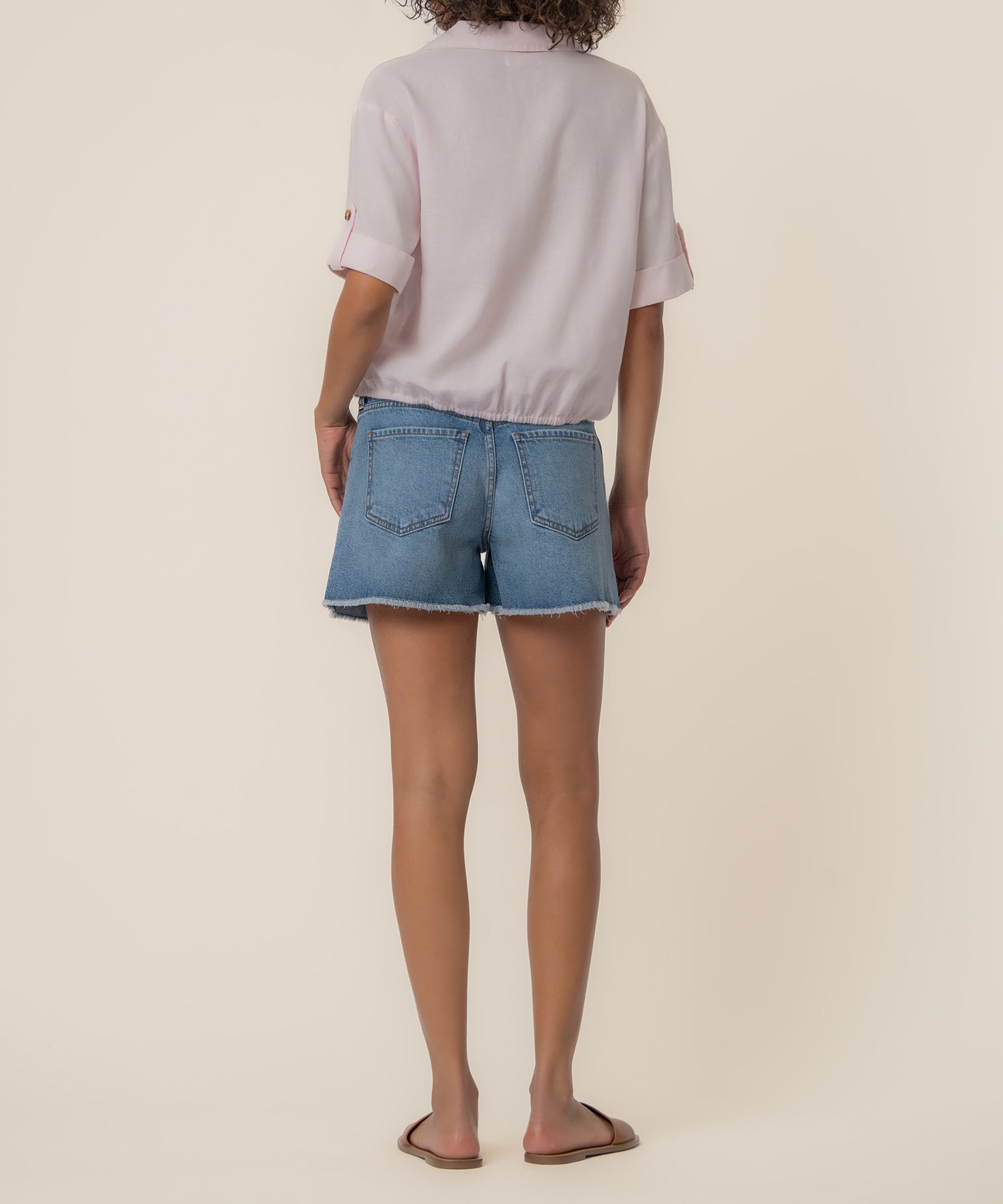 Rebel Linen Knot Front Shirt