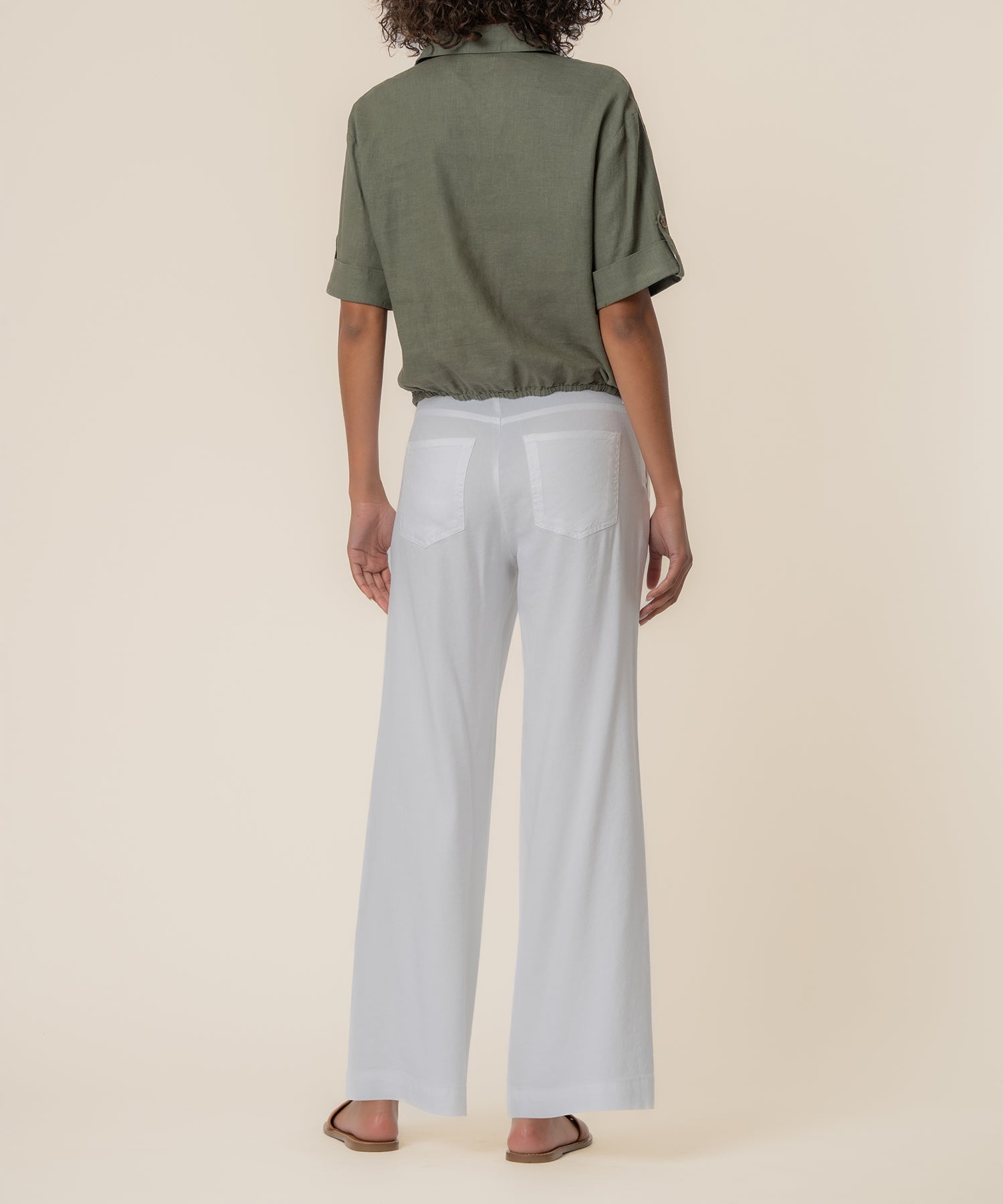 Rebel Linen Knot Front Shirt