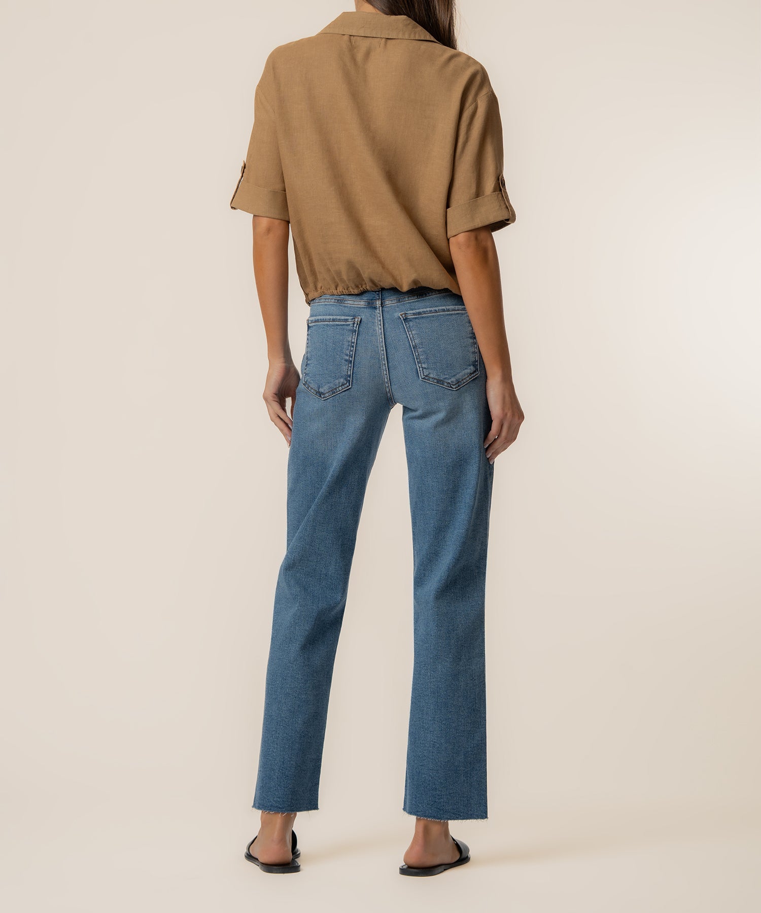 Rebel Linen Knot Front Shirt