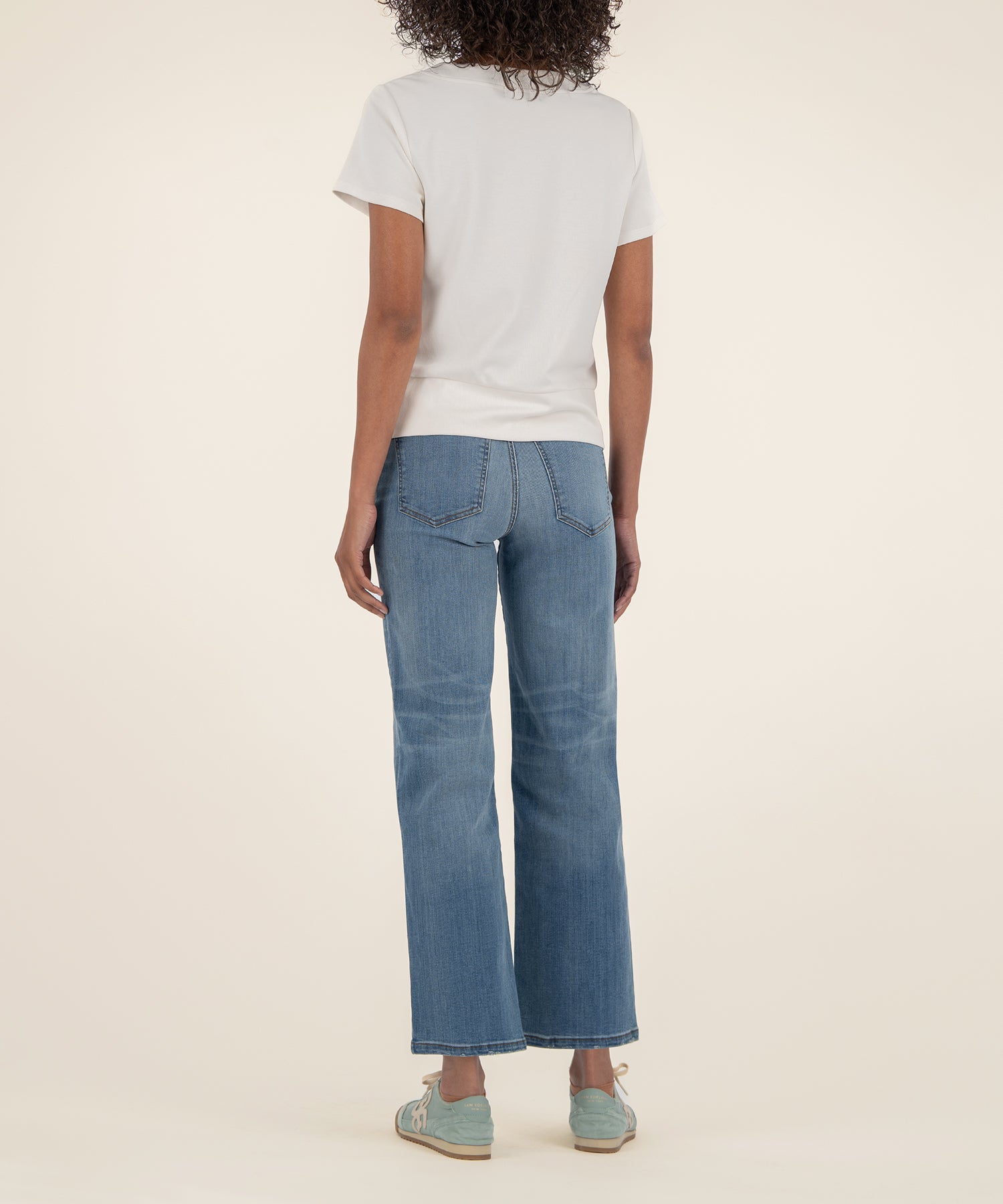 Avi Twist Hem Crew Neck Top