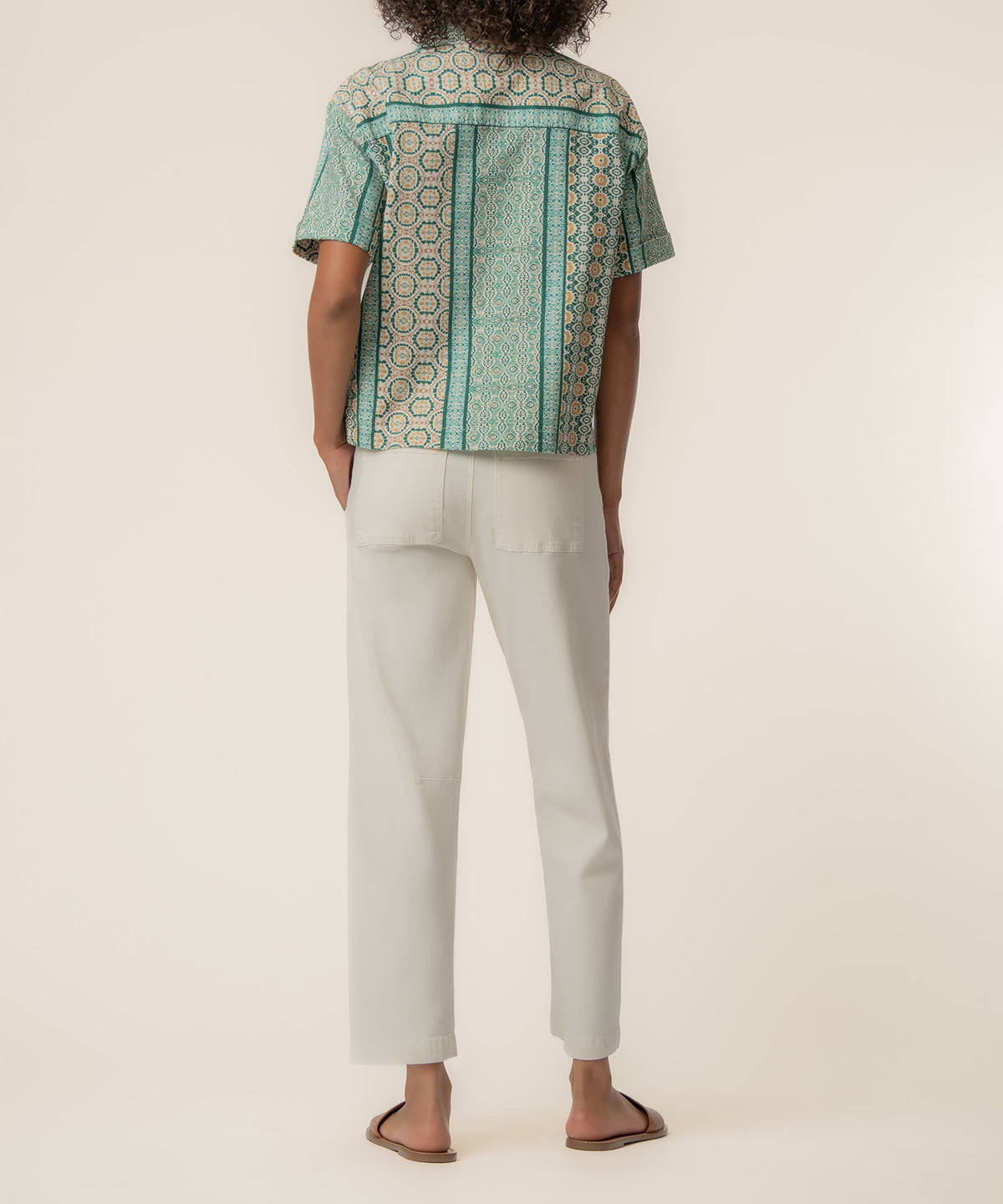 Aida Linen Top