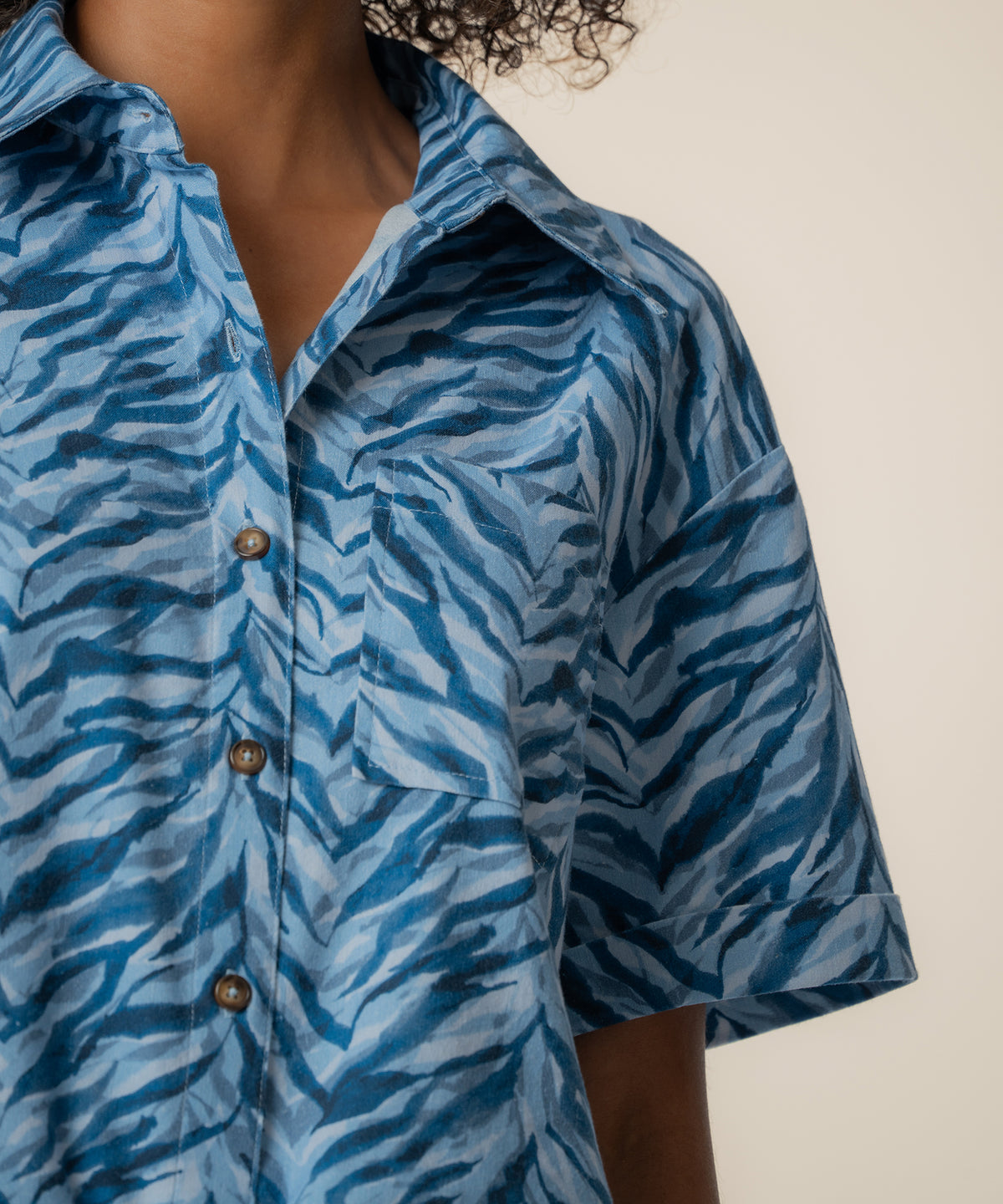 Aida Linen Top