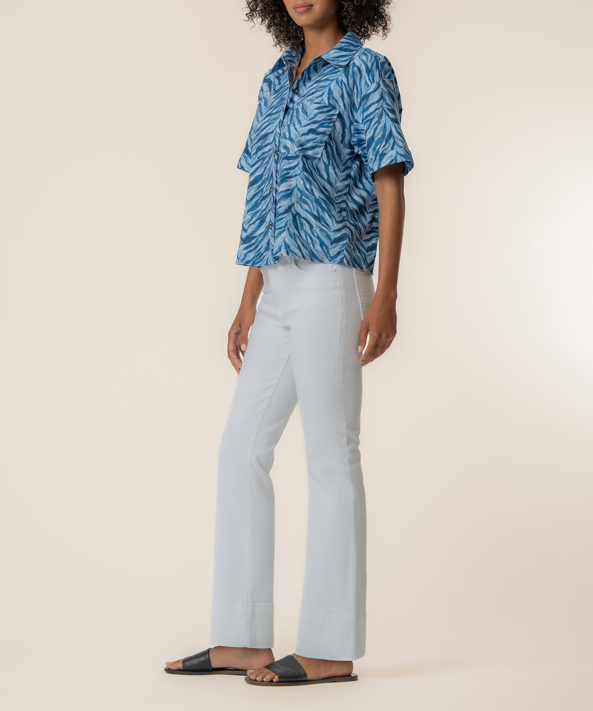 Aida Linen Top