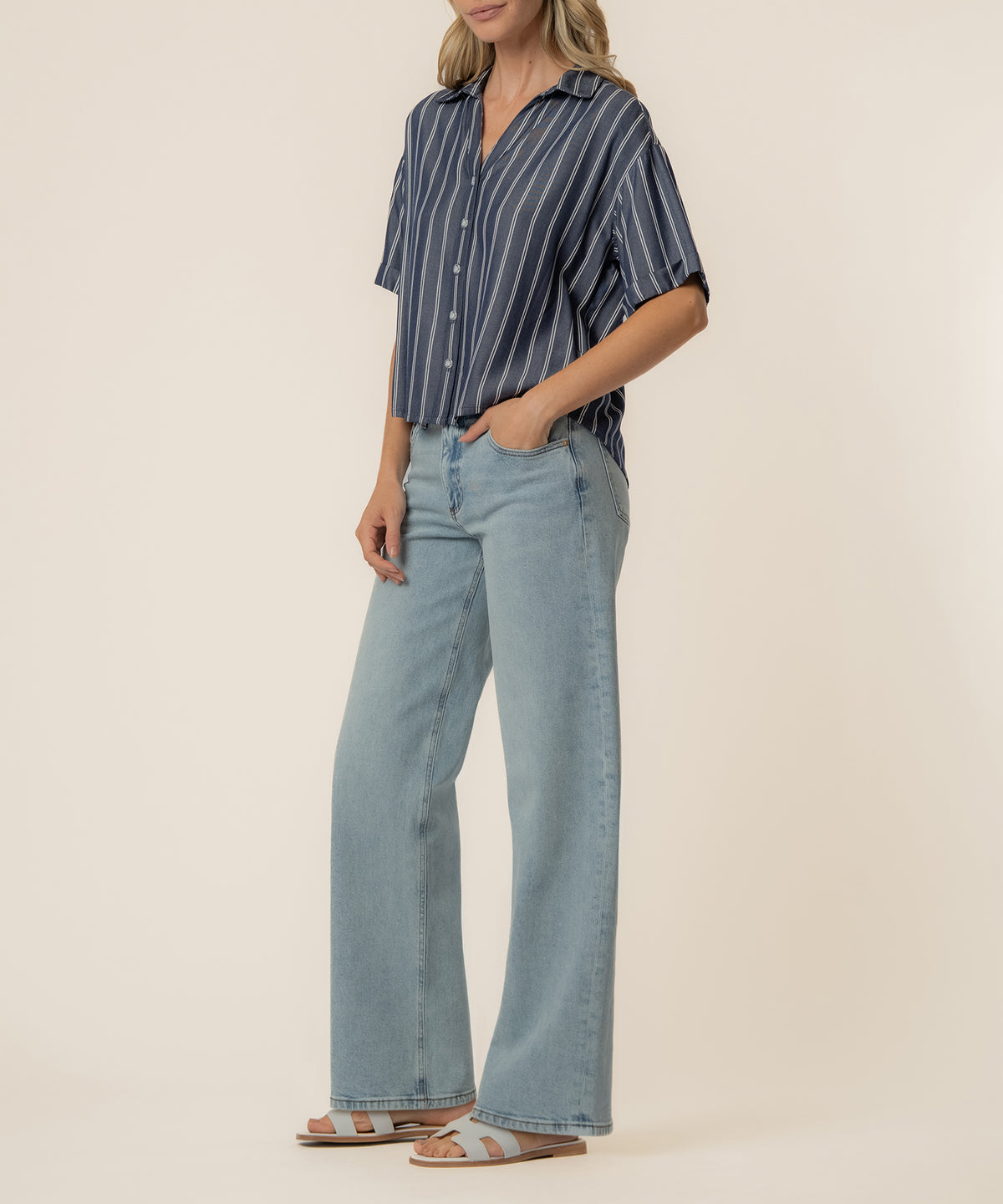 Brenda Stripe Boxy Shirt
