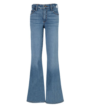 Ana High Rise Fab Ab Flare (Nourish Wash)-New-Final Kut