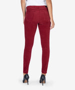Corduroy Relaxed Fit Skinny (Merlot) Hover Image