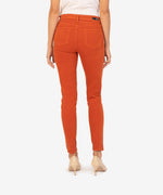 Diana Corduroy Relaxed Fit Skinny (Terracota) Hover Image